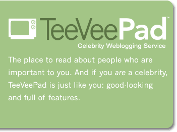 TeeVeePad Celebrity Weblogging Service